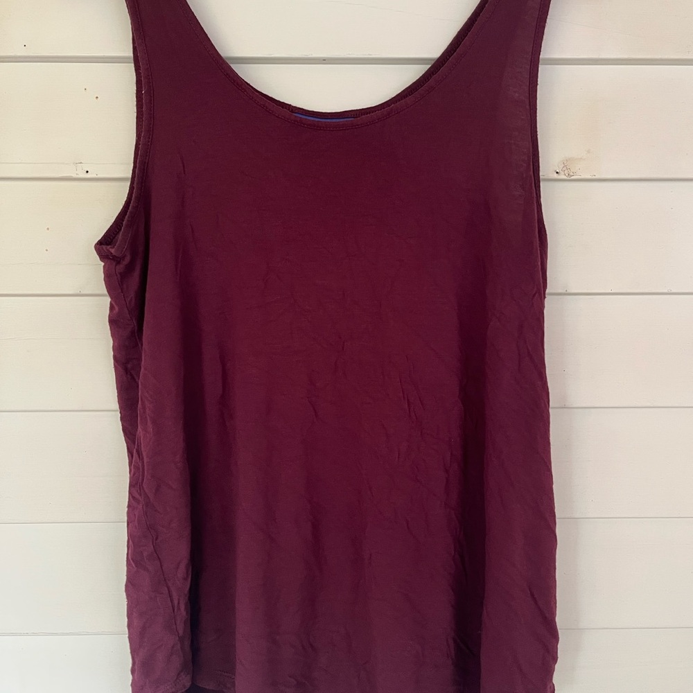 Apt. 9 Women's Burgundy Tank Top